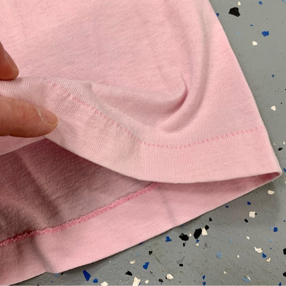 Vintage 1987 Pink Seattle Christian Youth T-Shirt Single Stitch Screen Star S - Picture 9 of 14